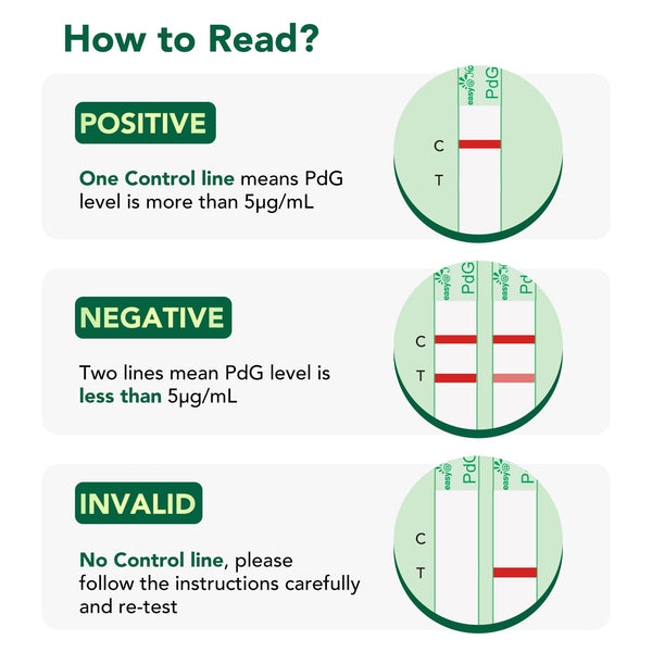 Easy@Home PdG Test Strips: 5 Pack - Track Ovulation Insights with Progesterone Urine Tests – at Home Fertility Test for Women with Premom Ovulation App - PdG (Pregnanediol Glucuronide) Tests