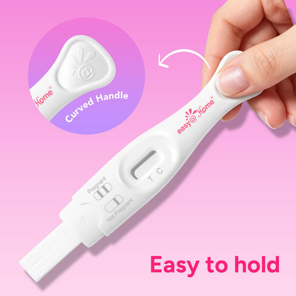 easy@Home Early Pregnancy Test: 6 Days Sooner Result* 10 MIU/mL Sensitivity | Early Detection Pregnancy Stick - Fast & Rapid hCG Tests for Home Use - 3 Count