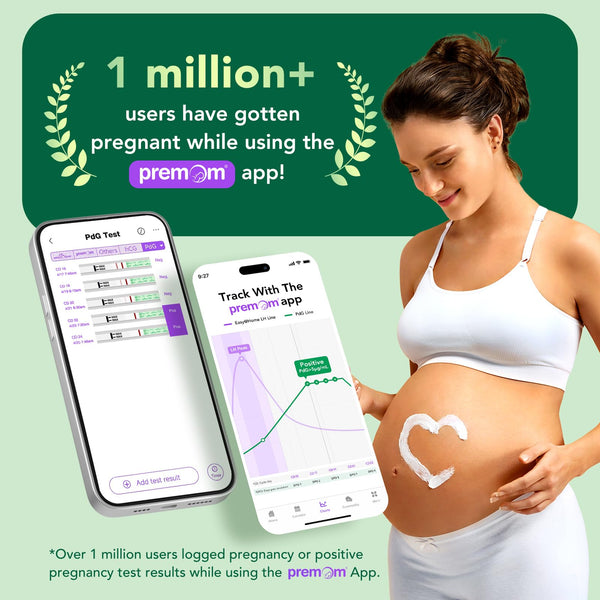Easy@Home PdG Test Strips: 5 Pack - Track Ovulation Insights with Progesterone Urine Tests – at Home Fertility Test for Women with Premom Ovulation App - PdG (Pregnanediol Glucuronide) Tests
