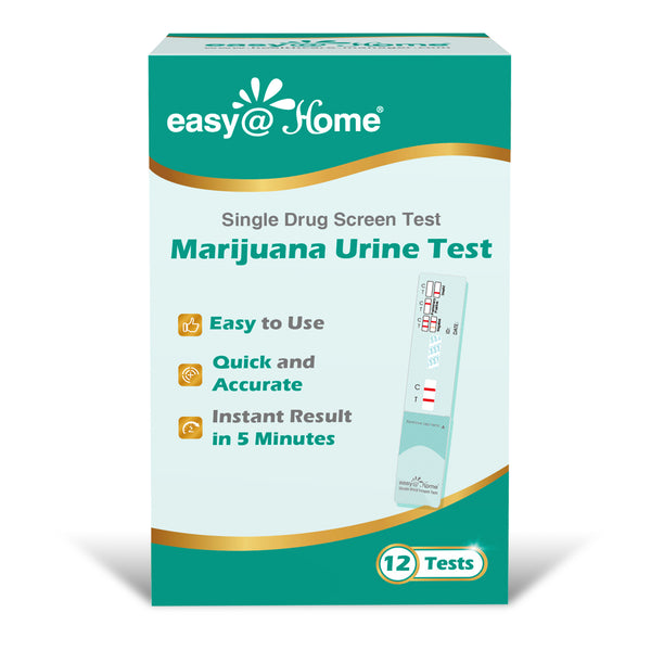 Easy@Home Single Drug Screen Test (Marijuana Urine Test), 12 Pack
