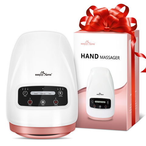Easy@Home Cordless Electric Hand Massager Device Hand Massager for Arthritis - with Compression and Heat 3 Massage Modes - Pain Relief for Hands Carpal Tunnel and Finger Numbness EHM018