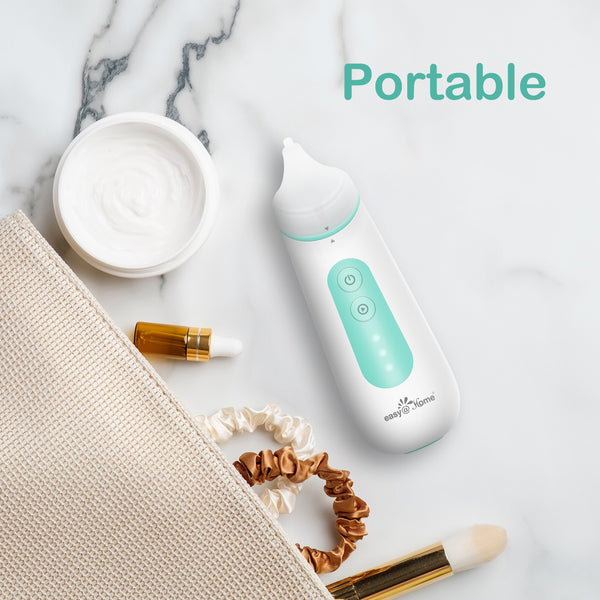 Visual Baby Electric Nasal Aspirator: Easy@Home Baby Nose Sucker with Camera Free APP Controlled | Powered by Easy Nasal Care App iOS & Android App | Low Noise for Baby Nose Cleaner ENA101
