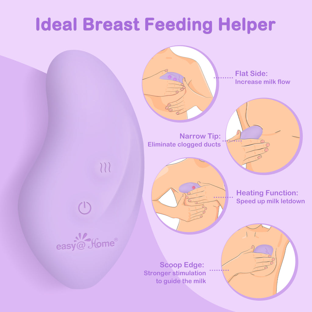 Designed to ease breastfeeding discomfort, our lactation massager