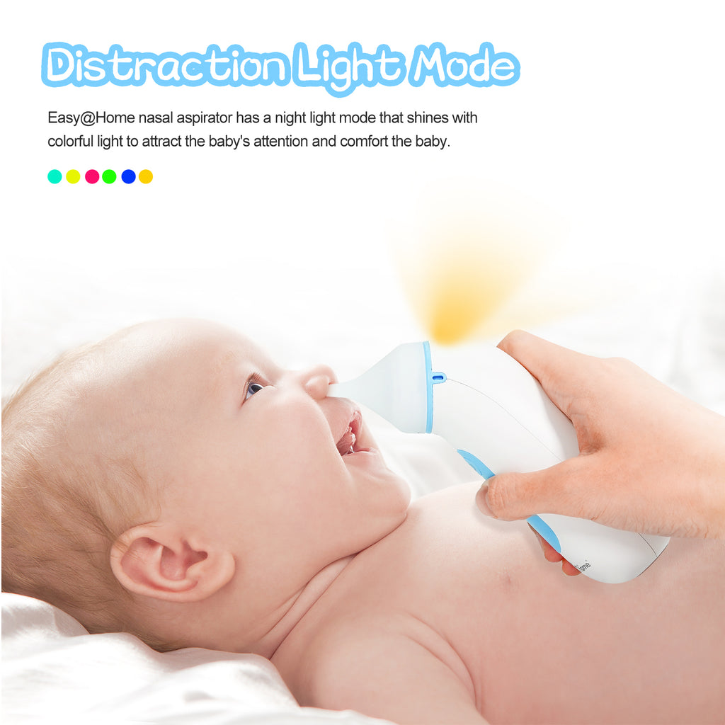  Electric Baby Nasal Aspirator, Rechargeable Nose Sucker for Baby,  Adjustable 3 Levels Suction, Booger Sucker for Baby with 8 Light Modes &  Adjustable Volume Nursery Rhymes : Baby