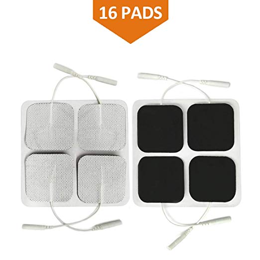 Easy@Home Tens Unit Wireless Electrode Pads Self Stick Carbon Pads, 4 Pack  6.5 x 3 Reusable - Non …See more Easy@Home Tens Unit Wireless Electrode