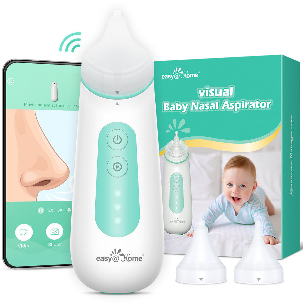 Easy@Home Baby Electric Nasal Aspirator: USB Rechargeable Baby Nose Su