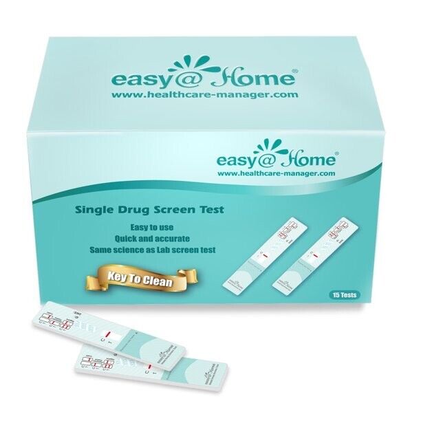(15 Pack) Easy@Home Single Marijuana (THC) Drug Screen Test EDTH-114