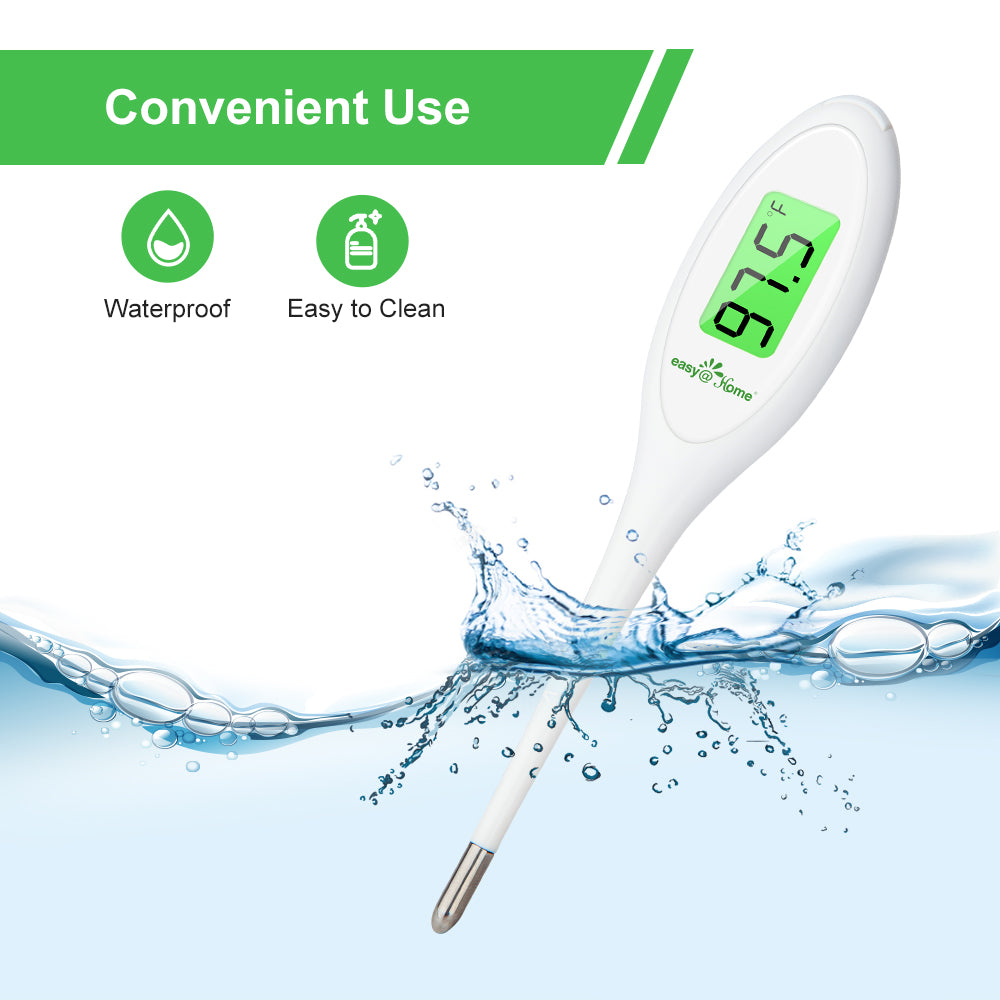 Oral Thermometer for Adults and Kids, Digital Fever Thermometer for Baby,  Medical Grade, Easy Read, Rectum
