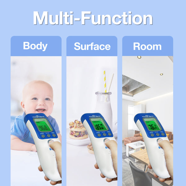 Easy@Home 3 in 1 Non-Contact Infrared Forehead Thermometer for Baby Adult and Child, NCT-301