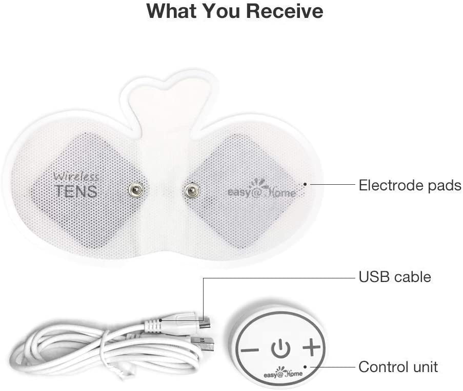 Easy@Home Electronic Pain Relief Stimulator: TENS Unit Wireless