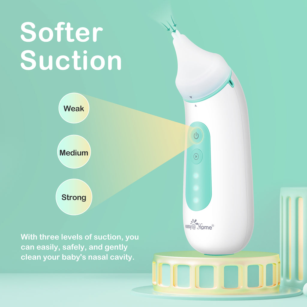 Electric Baby Nasal Aspirator Camera: Baby Nose Sucker Nose Cleaner with Camera Free App Controlled Powered by Easy Nasal Care App iOS & Android App