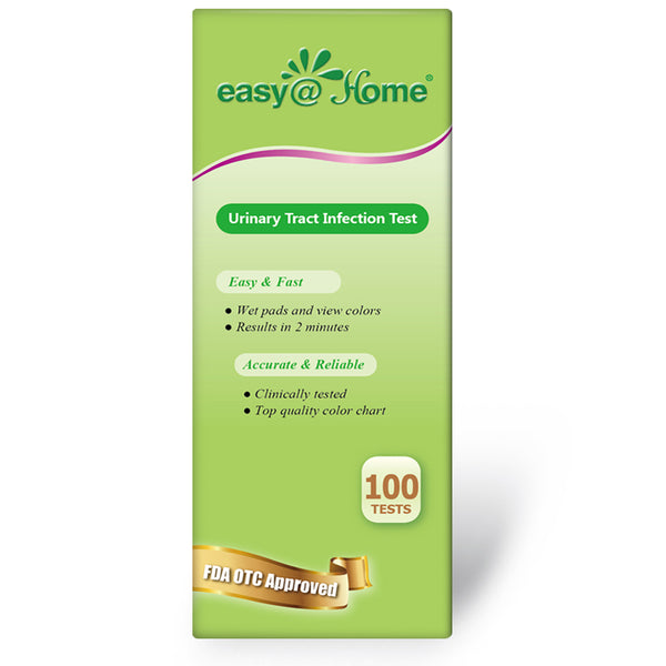Easy@Home(UTI-100P) Urinary Tract Infection Test Strips (UTI Test Strips),100 Tests/Bottle UTI-BTL-100-IN-1:1