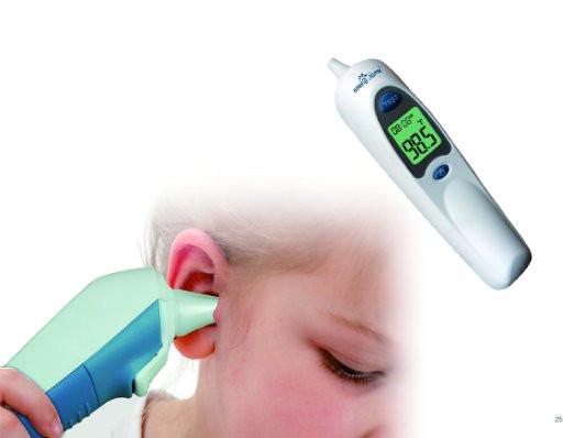 Family Planning - Easy@Home Digital Infrared Ear Thermometer With Fever Alarm For Children Or Adult #EET-302