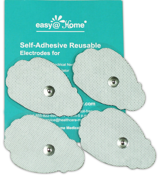 Health Management - Easy@Home 2"x3" Re-useable Adhesive Electrode TENS Pads 16 Pack EHE-029G PADS