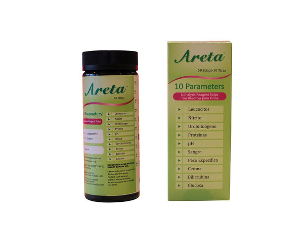 Health Management - Easy@Home Areta 10 Parameter (10SG) Urinalysis Reagent Test Strips 50 Strips