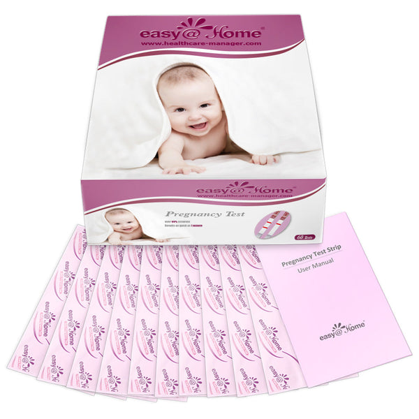 Easy@Home 100 Pregnancy (HCG) Urine Test Strips, 100 HCG Tests | EZW1-S:100